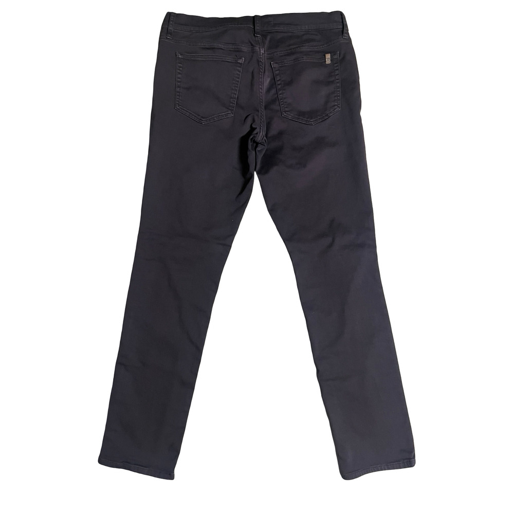 Joe's Jeans Mens 34x32 Eggplant Brown Slim Straight Dark Stretch Denim‎ Pants